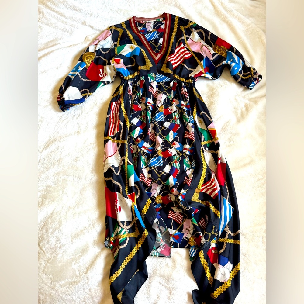 Sandro Multicolor Midi Dress